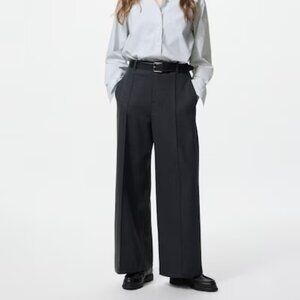 Uniqlo | Brushed jersey wide-leg pants